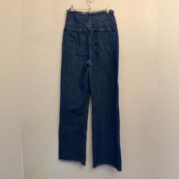 #365 WeWoreWhat frayed high rise denim jeans size 26 - Picture 2 of 5